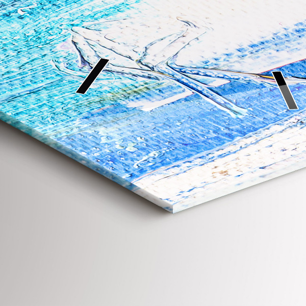 Vertikale Uhr Pärchen im Regen