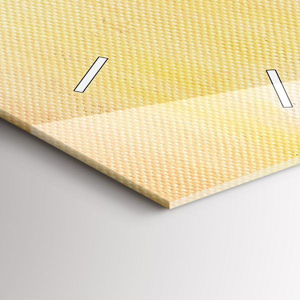 Vertikale Uhr Ölkomposition in einem Wald