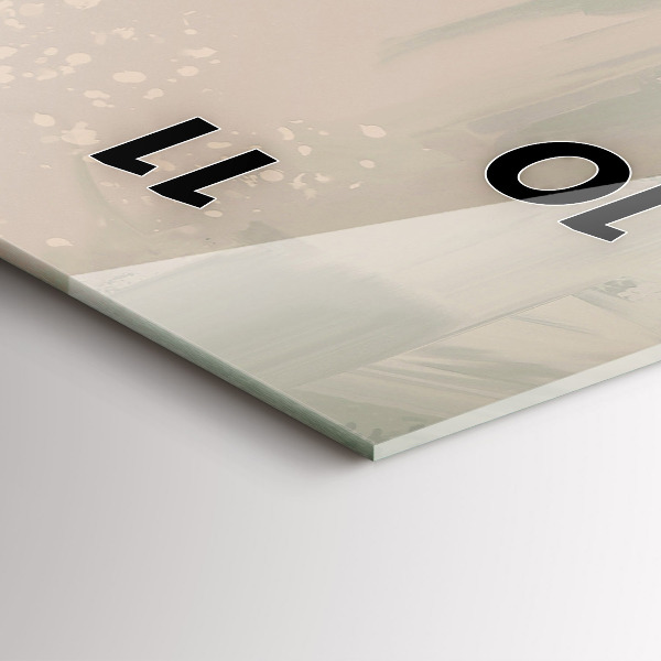 Vertikale Uhr Fischerboote im Hafen