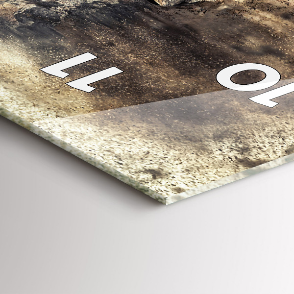 Vertikale Uhr Abstraktion Menschen Sand