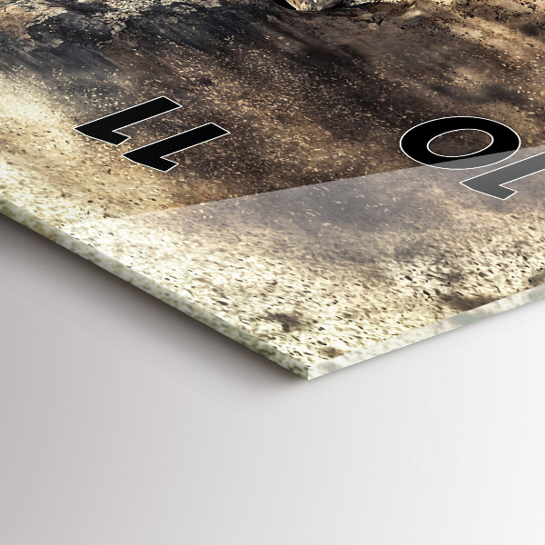 Vertikale Uhr Abstraktion Menschen Sand