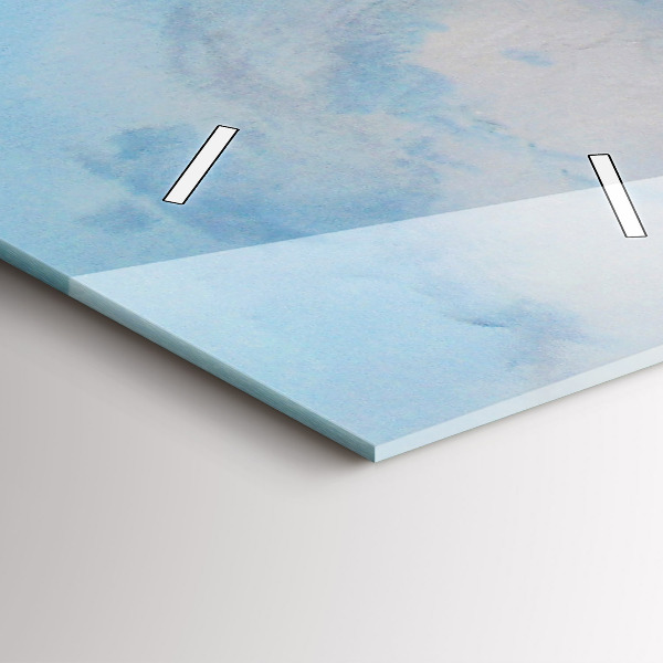 Vertikale Uhr mit motiv Schiff auf dem Wasser