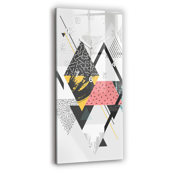 Vertikale Uhr mit motiv Geometrisches Muster