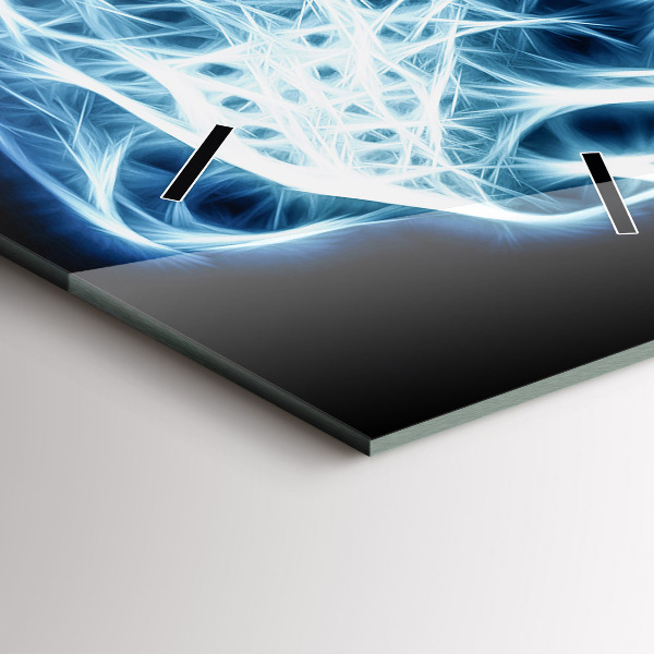 Vertikale Uhr mit motiv Körpersprache eines wilden Löwen