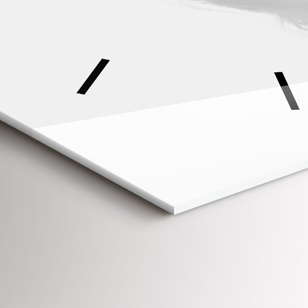 Vertikale Uhr Menschliche Empfindsamkeit des Denkens