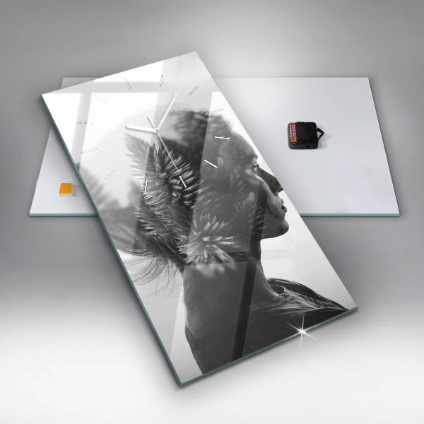 Vertikale Uhr Menschliche Empfindsamkeit des Denkens