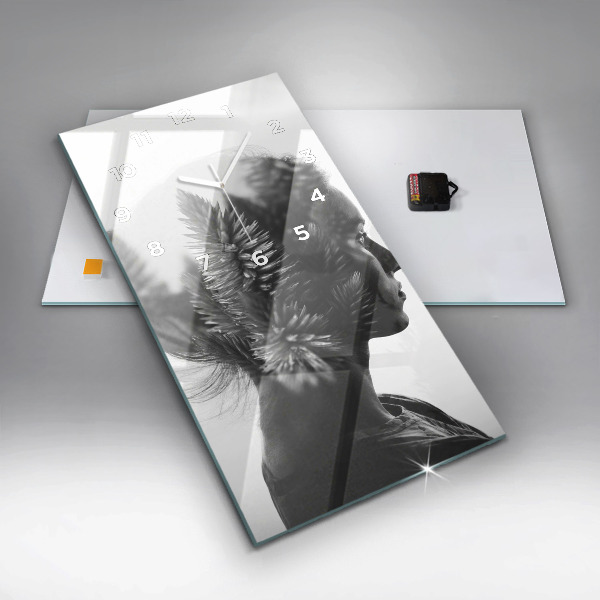 Vertikale Uhr Menschliche Empfindsamkeit des Denkens