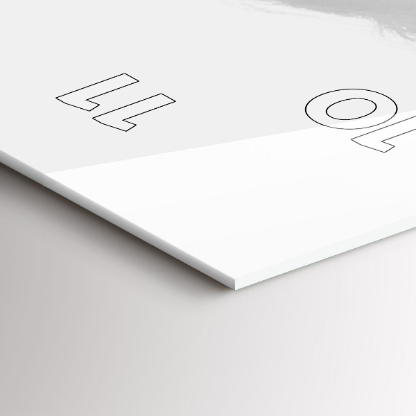 Vertikale Uhr Menschliche Empfindsamkeit des Denkens