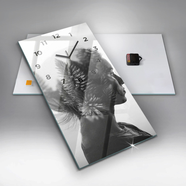 Vertikale Uhr Menschliche Empfindsamkeit des Denkens