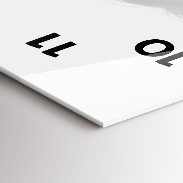 Vertikale Uhr Menschliche Empfindsamkeit des Denkens