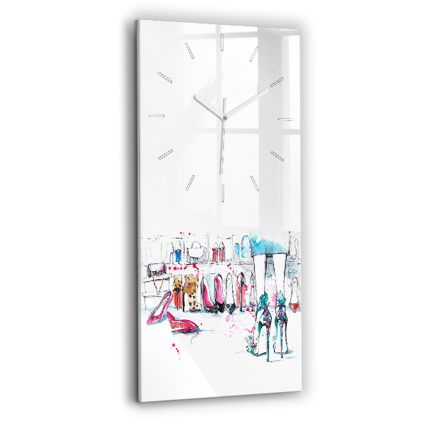 Vertikale Uhr mit motiv Element der Weiblichkeit