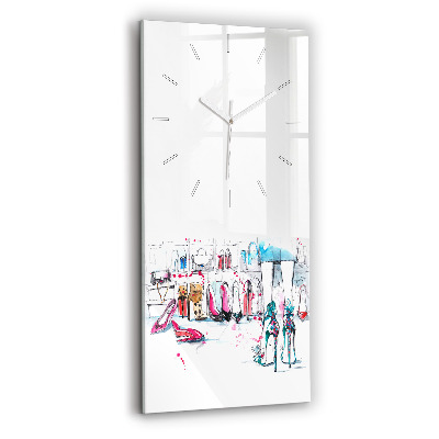 Vertikale Uhr mit motiv Element der Weiblichkeit