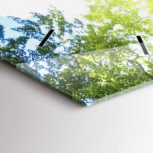 Vertikale Uhr Lagunenlandschaft