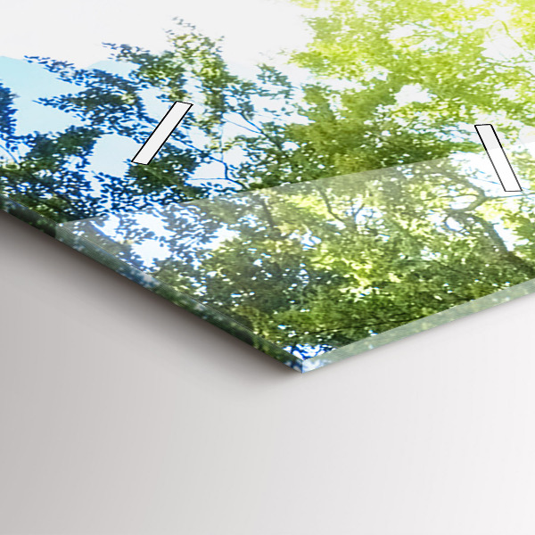 Vertikale Uhr Lagunenlandschaft