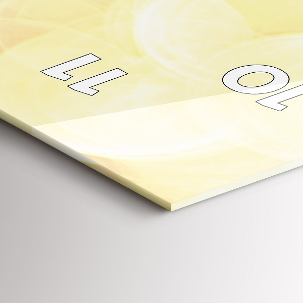 Vertikale Uhr Camper am Strand