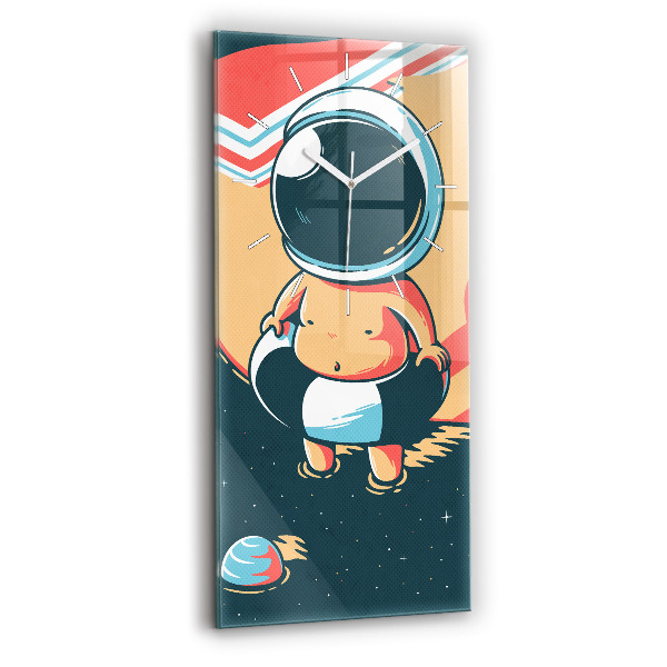 Vertikale Uhr mit motiv Phantasie eines Kindes