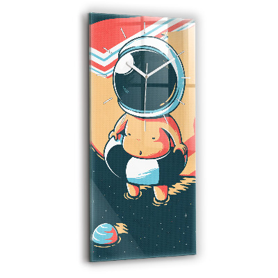 Vertikale Uhr mit motiv Phantasie eines Kindes