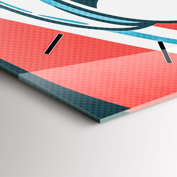 Vertikale Uhr mit motiv Phantasie eines Kindes