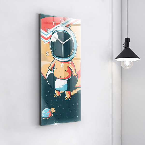Vertikale Uhr mit motiv Phantasie eines Kindes