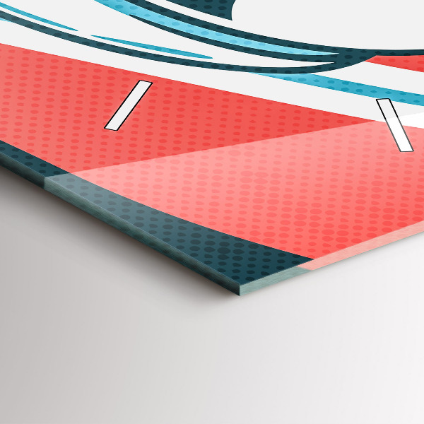 Vertikale Uhr mit motiv Phantasie eines Kindes