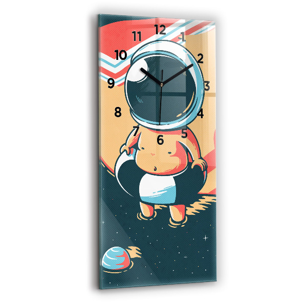 Vertikale Uhr mit motiv Phantasie eines Kindes