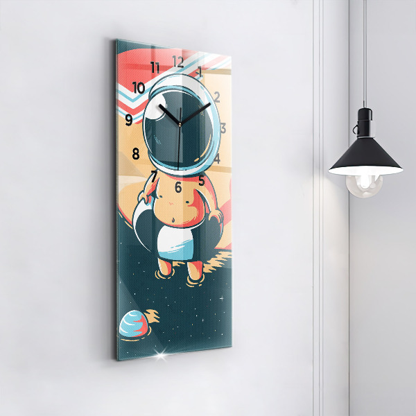 Vertikale Uhr mit motiv Phantasie eines Kindes