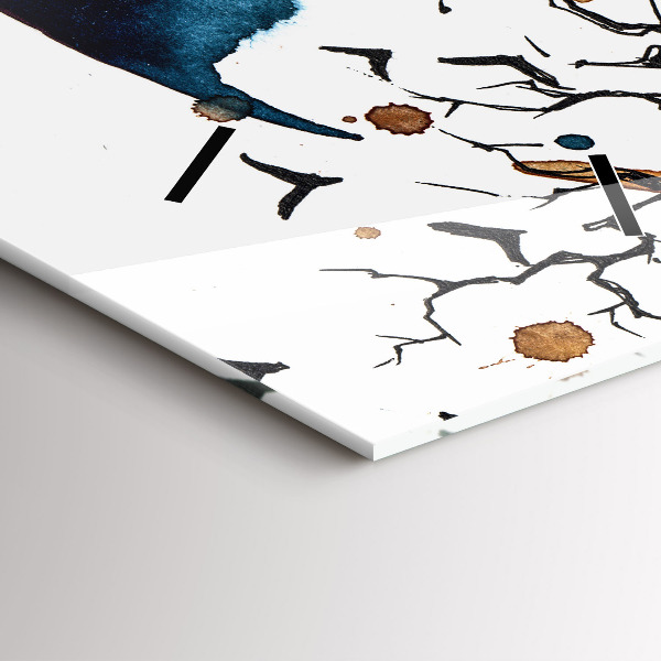 Vertikale Uhr Werwolf Vollmond und Luna