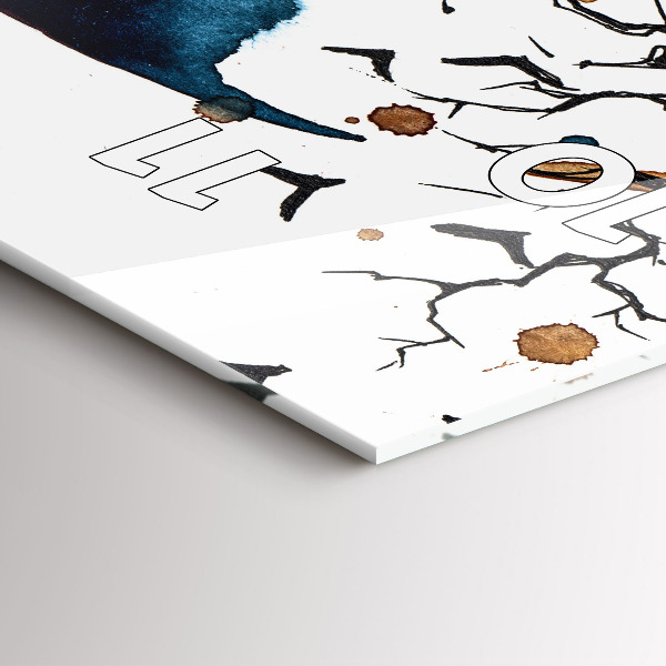 Vertikale Uhr Werwolf Vollmond und Luna