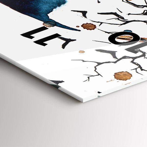 Vertikale Uhr Werwolf Vollmond und Luna