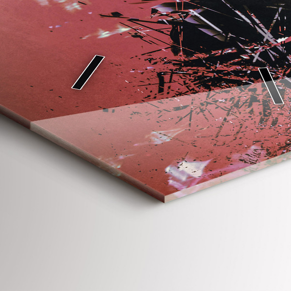 Vertikale Uhr mit motiv Cyberspace