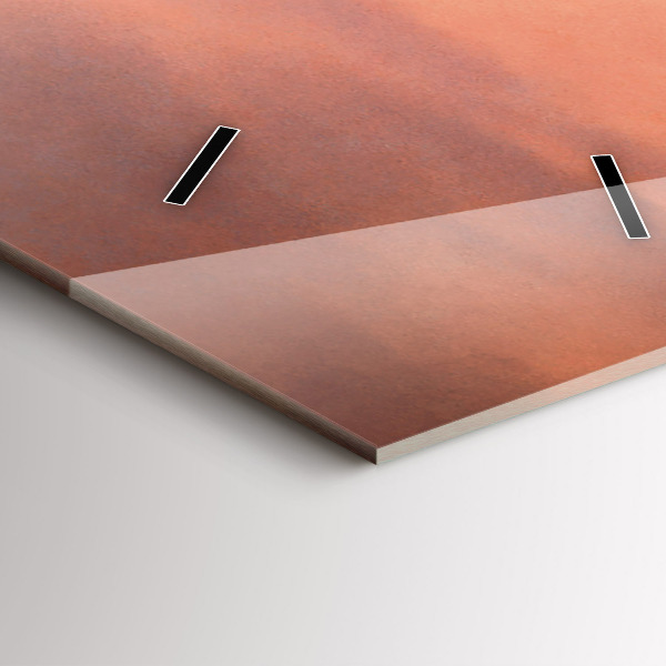 Vertikale Uhr mit motiv Sherman Küste