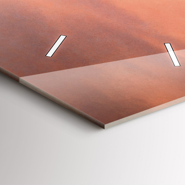 Vertikale Uhr mit motiv Sherman Küste