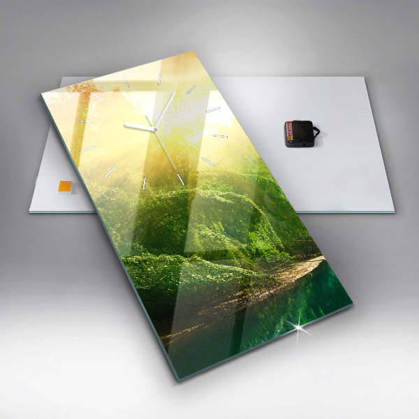 Vertikale Uhr mit motiv Friedliche Natur