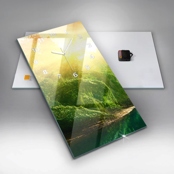 Vertikale Uhr mit motiv Friedliche Natur