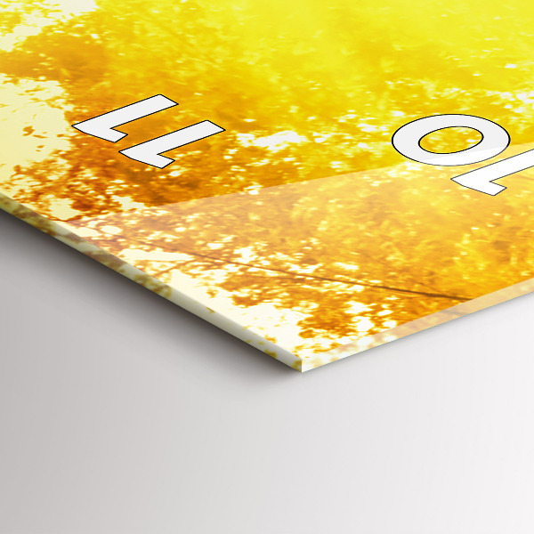 Vertikale Uhr mit motiv Friedliche Natur