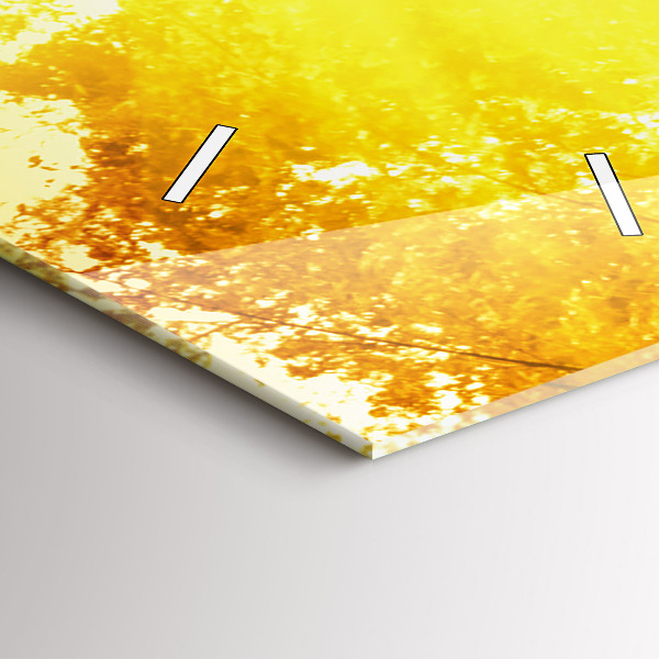 Vertikale Uhr mit motiv Friedliche Natur