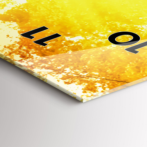 Vertikale Uhr mit motiv Friedliche Natur