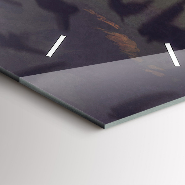 Vertikale Uhr mit motiv Konzert am Strand