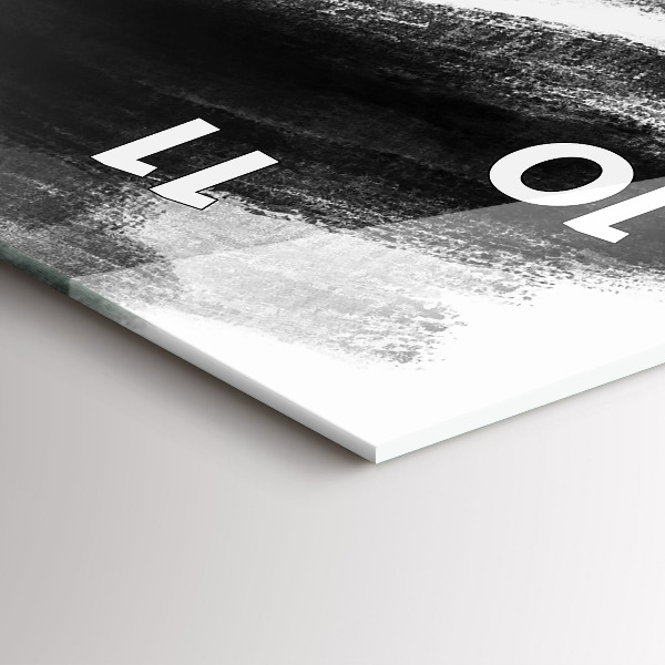 Vertikale Uhr Frau in Schwarz und Weiß