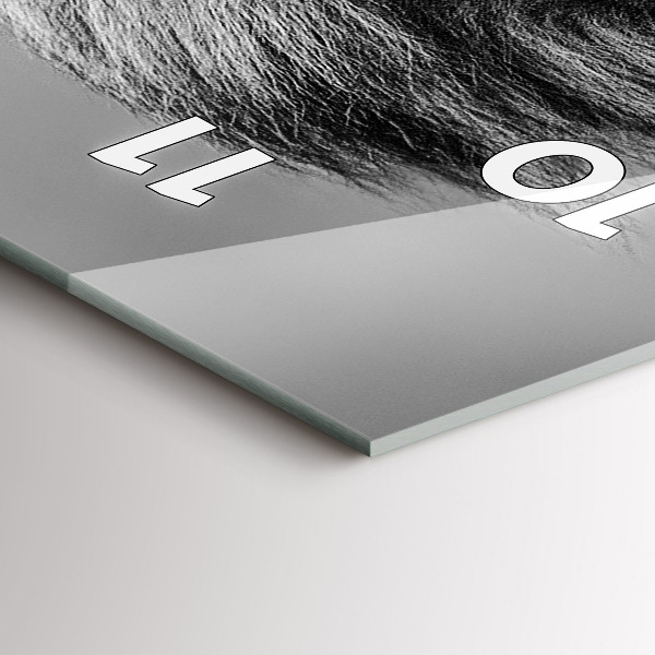 Vertikale Uhr Abstrakt - Löwe