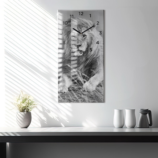 Vertikale Uhr Abstrakt - Löwe