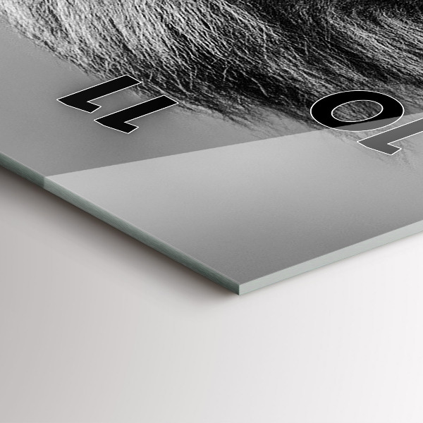 Vertikale Uhr Abstrakt - Löwe