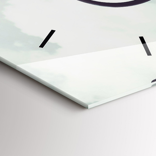 Vertikale Uhr mit motiv Zebra - Abstraktion