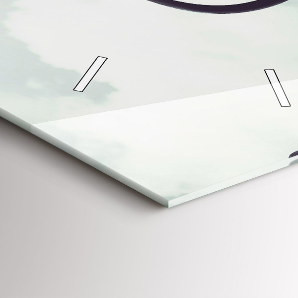 Vertikale Uhr mit motiv Zebra - Abstraktion