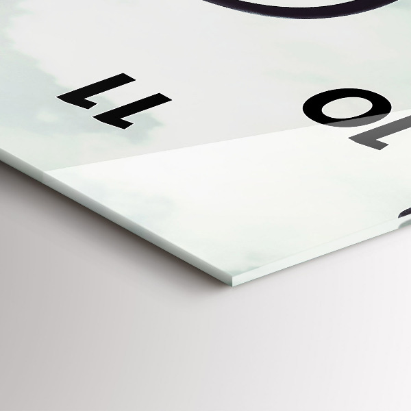 Vertikale Uhr mit motiv Zebra - Abstraktion