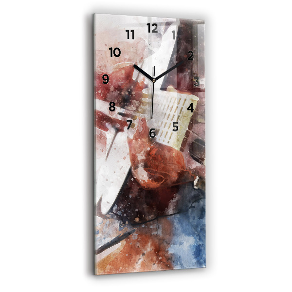 Vertikale Uhr Gitarren-Visualisierung