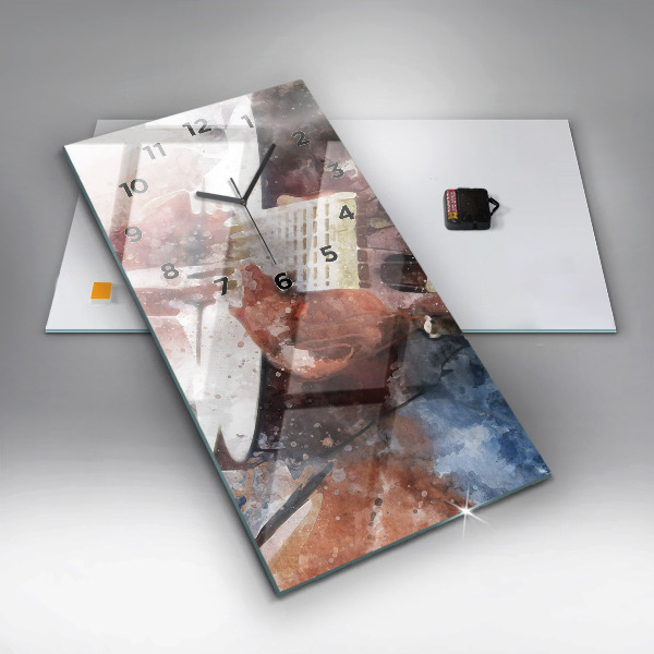 Vertikale Uhr Gitarren-Visualisierung