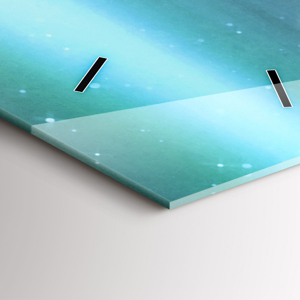 Vertikale Uhr mit motiv Abstraktion