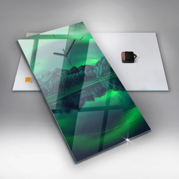 Vertikale Uhr Aurora borealis