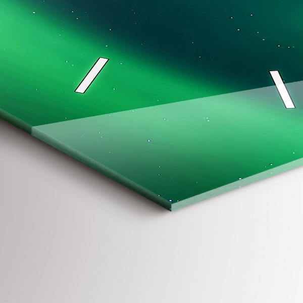 Vertikale Uhr Aurora borealis